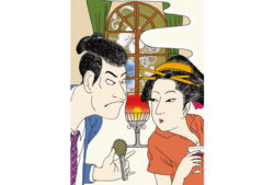 歌舞伎風なカップル