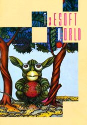 木の下で実を持つ不思議な生き物